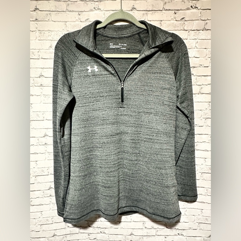Under Armour Grey Lightweight Quarter (1/4) Zip Up Jacket Extra Small (XS)